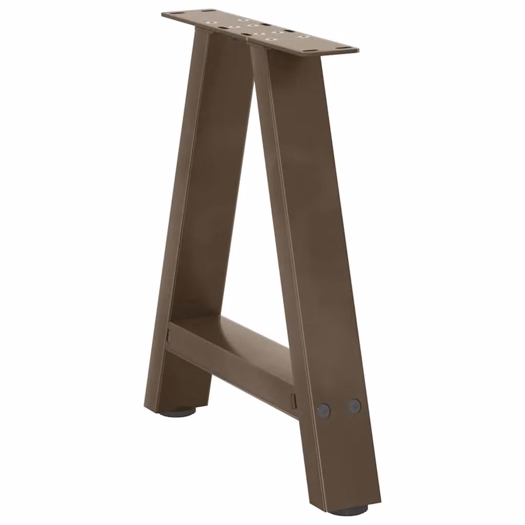 Berkfield Home A-Shaped Steel Coffee Table Legs, 2 Pieces, Black, W: 38 cm, H: 42-43 cm – 4