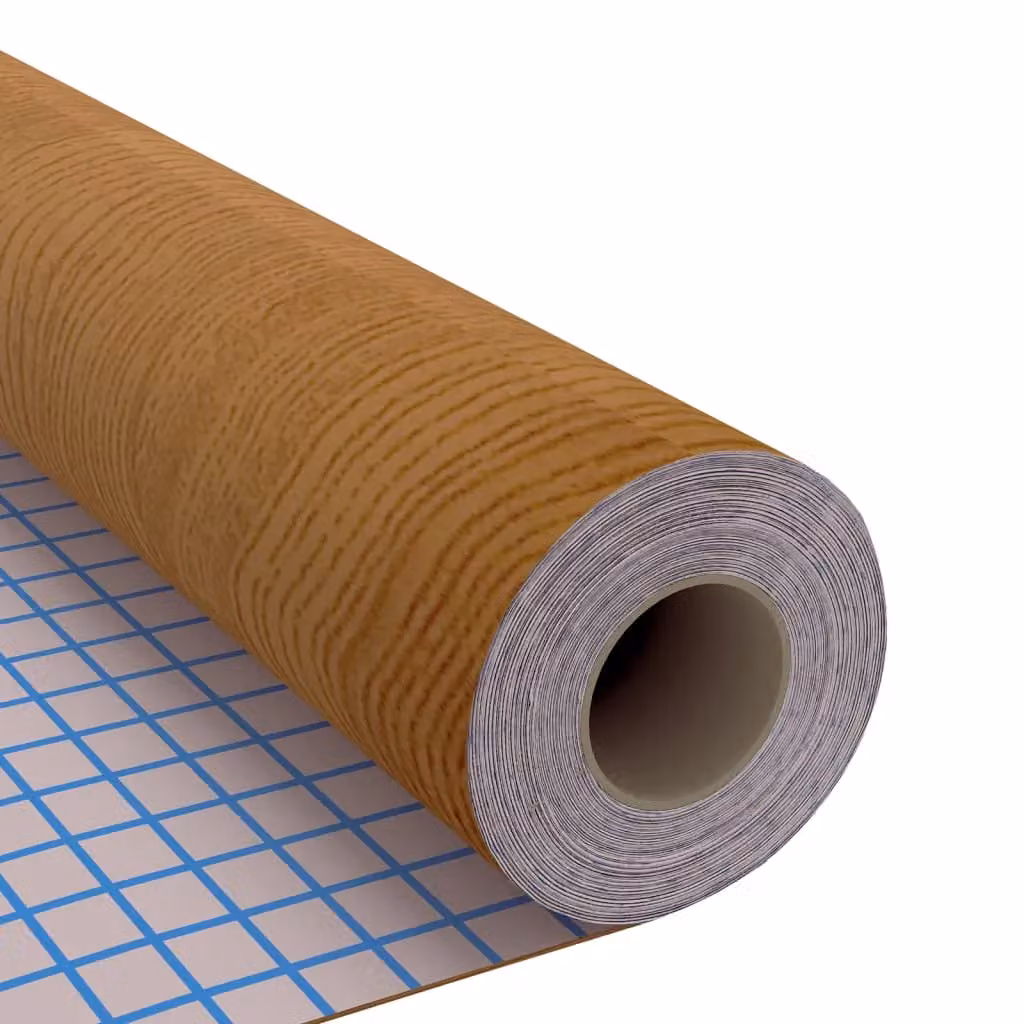 Berkfield Home Self-adhesive PVC Door Films, 2 Pieces, Light Oak Brown, W: 90 cm, H: 210 cm – 5