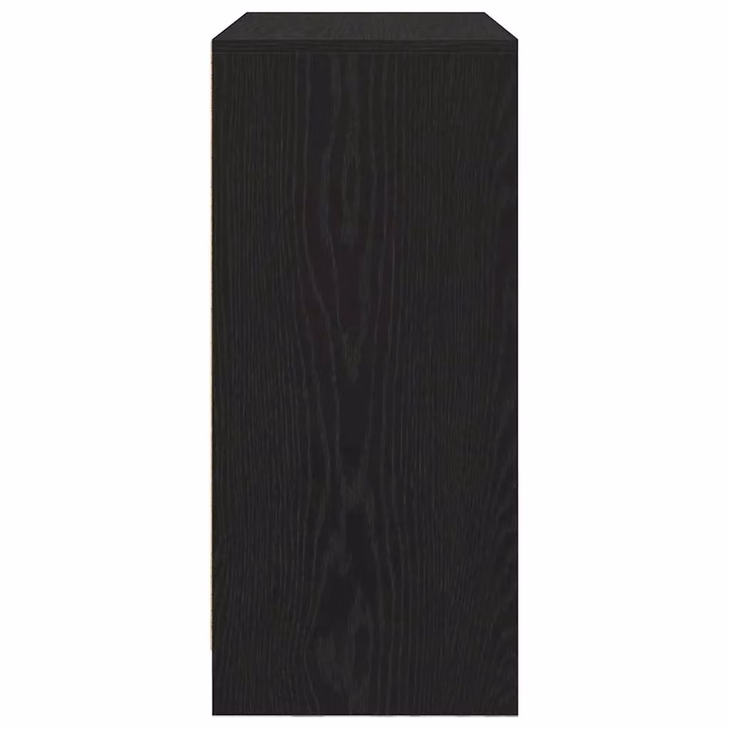 Berkfield Home Black Oak Sideboard with Drawer, W/D/H: 80 x 34 x 76 cm – 4