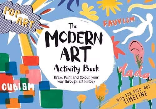 LOM ART Modern Art Activity Book for Children, Multicolour