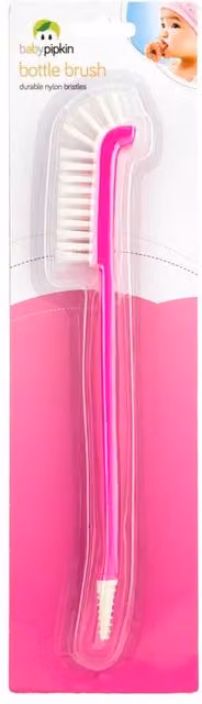 Bedsland BP Bottle Brush Long Handle Cleaning Brush for Bottles and Glassware in Pink
