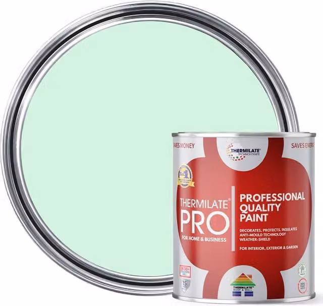 Thermilate Technologies Pro Flex Multi Surface All-in-One Matt Paint in Pistachio White, 5 l – 1