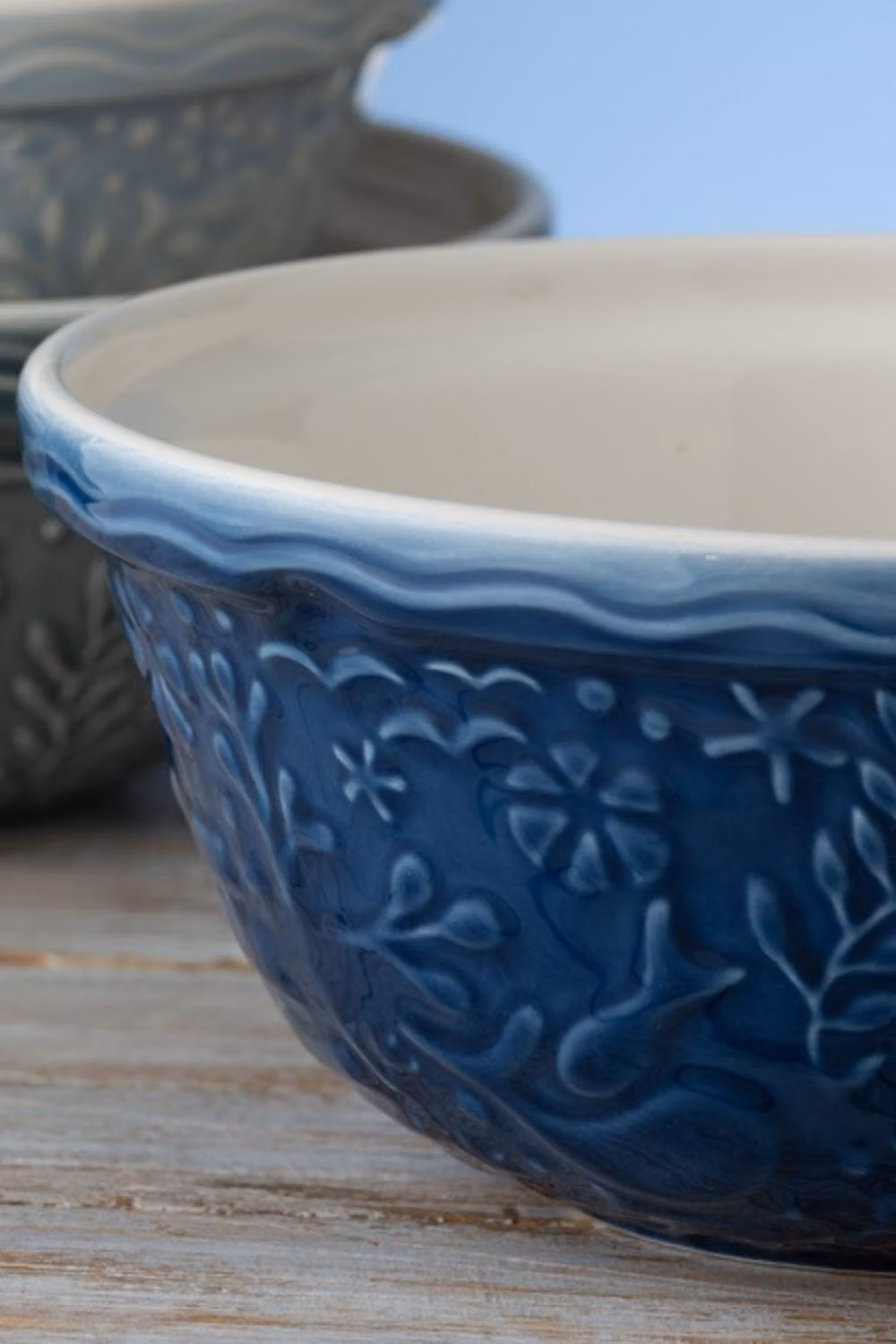 Mason Cash Nautical S12 Ceramic Mixing Bowl, Blue, Diameter: 29 cm – 2