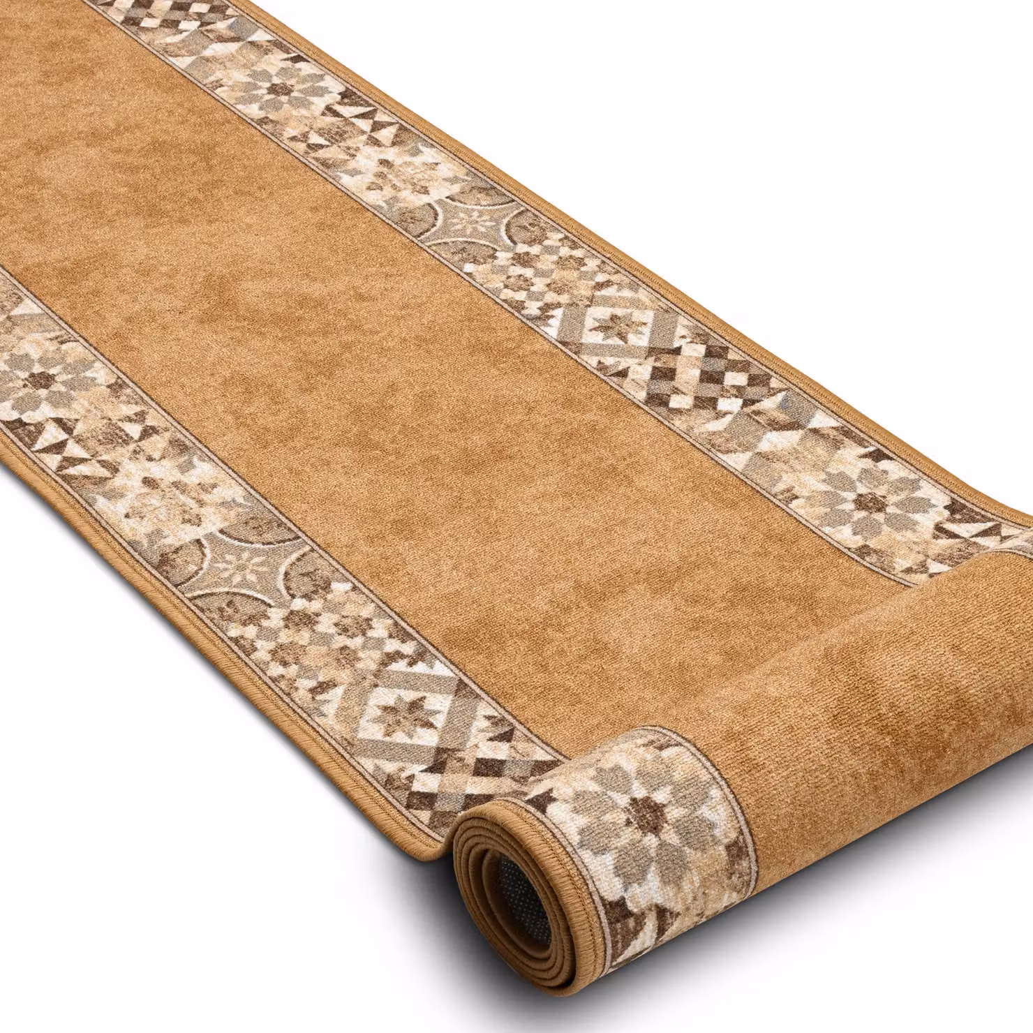 RugsX Murcia Anti-Slip Runner, Brown, W: 100 cm, L: 220 cm – 2