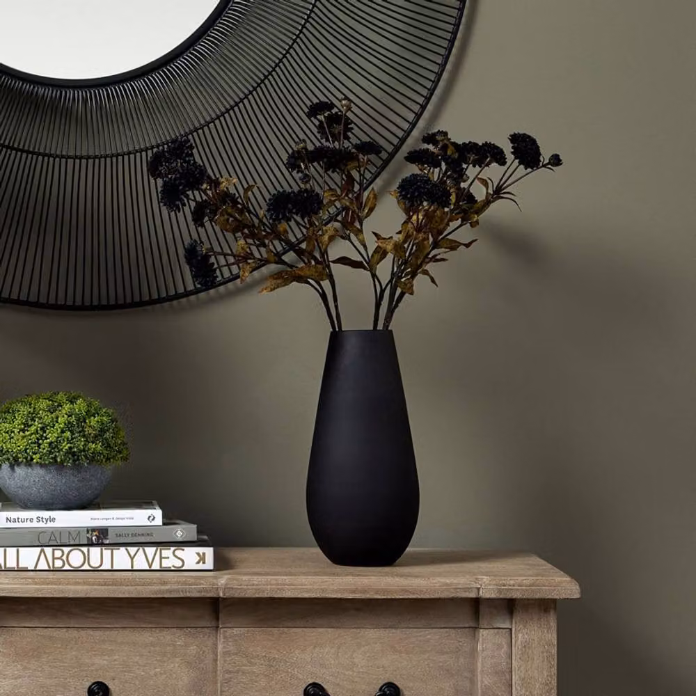Lemon Pavilion Black Plastic Chrysanthemum Stem, W19 x D14 x H65 cm – 4