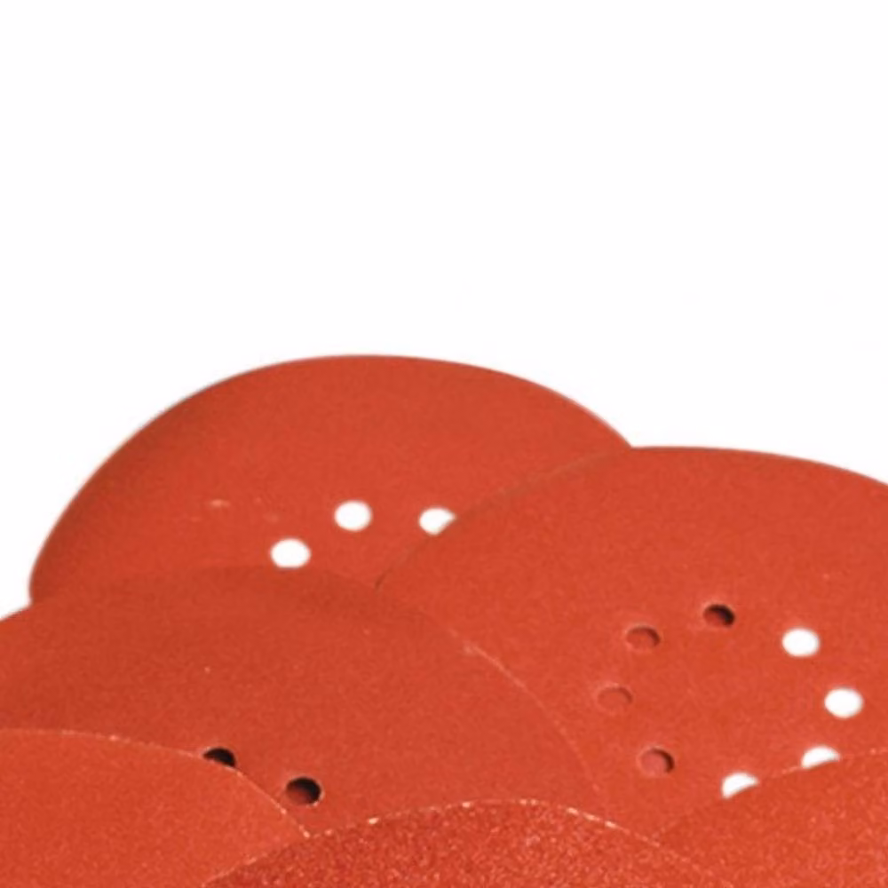 Evolution Red and Multicolour Orbital Dry Wall Sander Pads – 2