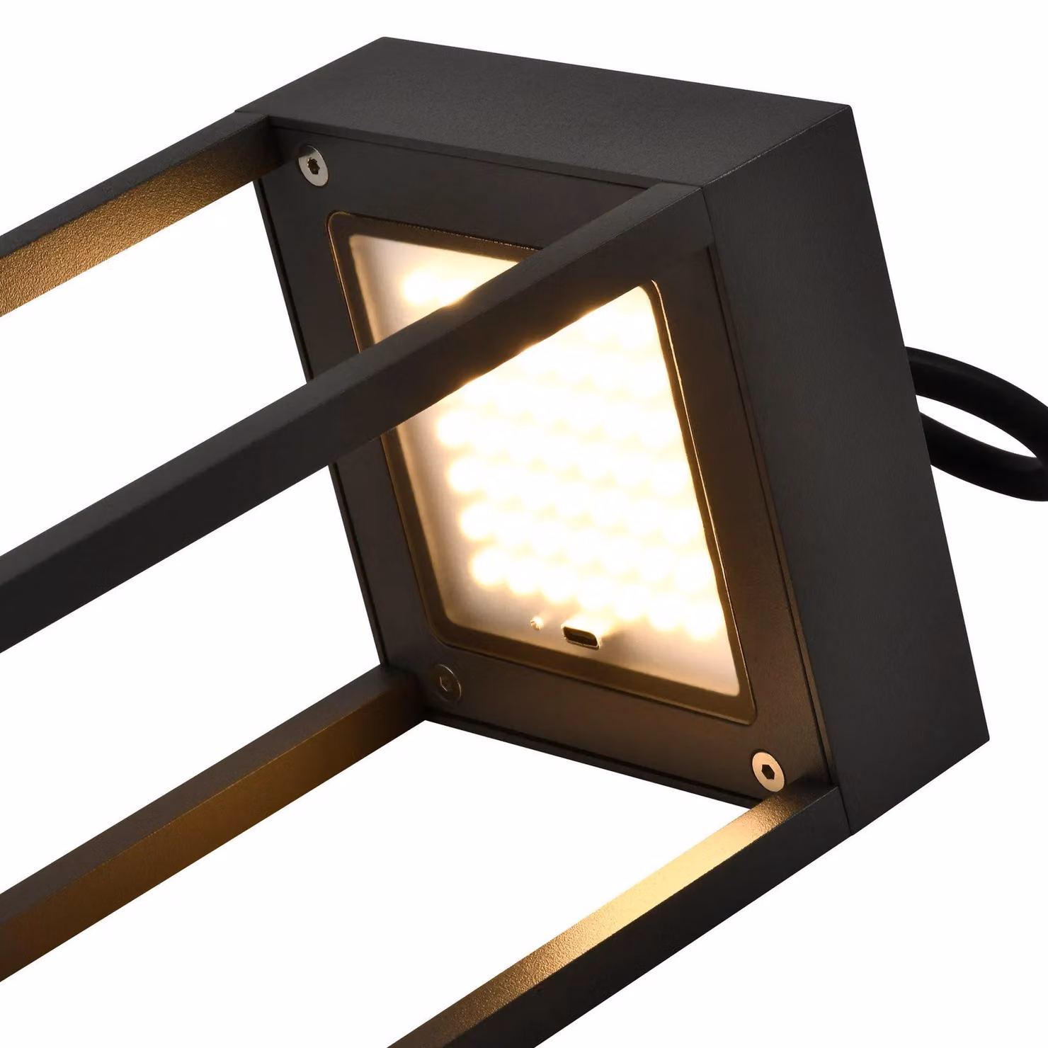 Harper Living Rechargeable LED Outdoor Light, Dimmable Warm White 170 Lumens, IP54 Rated, Black – 8