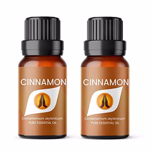 Aroma Energy Cinnamon Pure Essential Oil, 2 x 10ml, Brown – 1