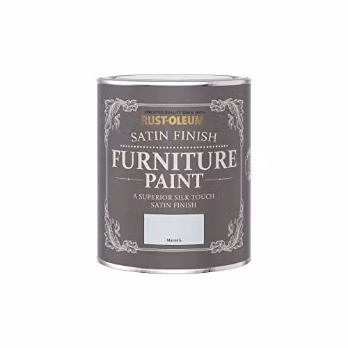 Rust-Oleum Marcella Blue Satin Furniture and Skirting Board Paint, 750ml – 2