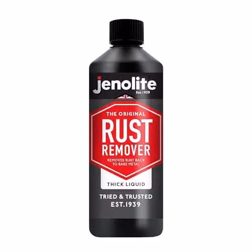 JENOLITE Rust Remover Thick Liquid, 500ml, Fast Acting Non-Drip Formula for Metal and Vertical Surfaces – 1
