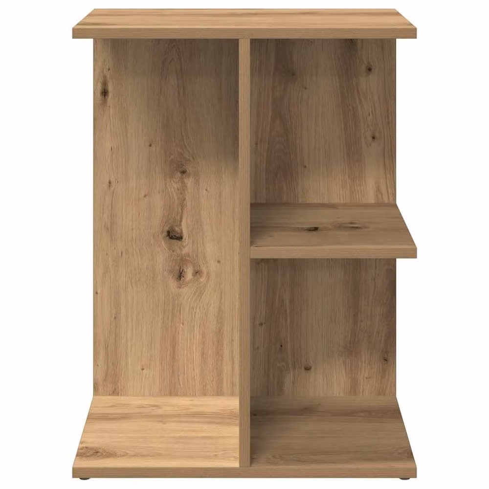 Berkfield Home Elegant Artisan Oak Bedside Tables, 2 Piece Set, Brown, W: 46.5 cm, D: 29 cm, H: 61 cm – 3