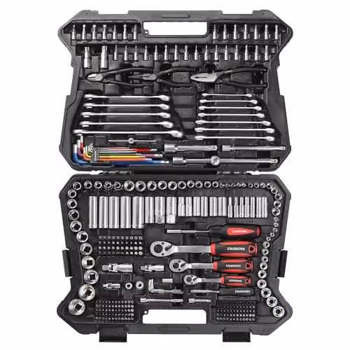 STARWORK True Mechanic 314-Piece Professional Metric Mechanics and Socket Tool Set in Black Chrome Vanadium Steel – 2