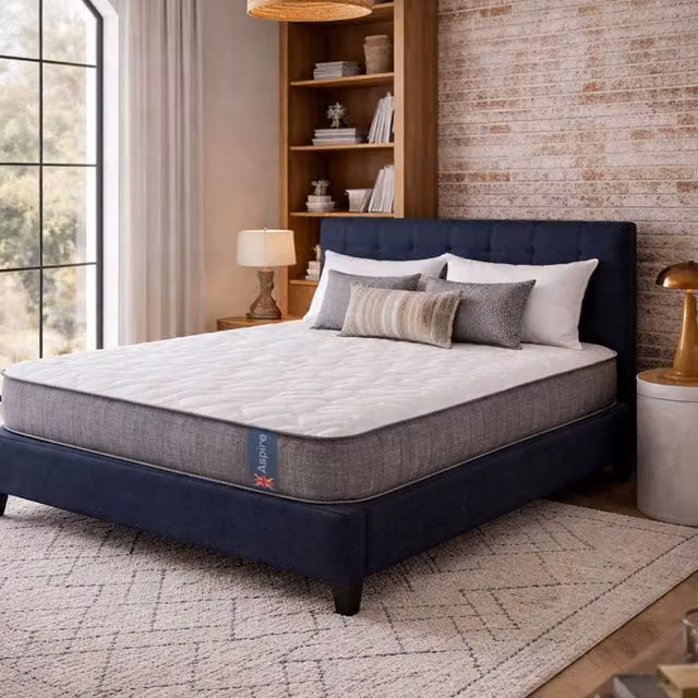 Aspire ComfortRest Pocket 1000 Hybrid Mattress, Medium, White, W/D/H: 140 x 200 x 23 cm