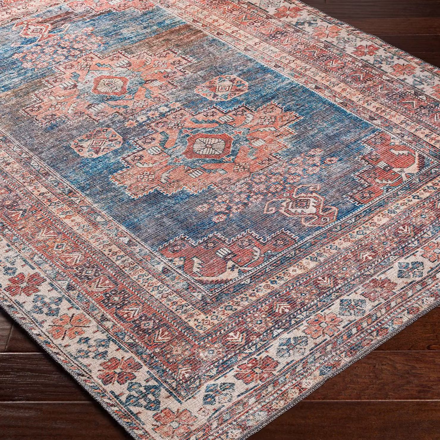 Livabliss Pink Vintage Boho Traditional Living and Dining Rug, W: 120 cm, L: 170 cm – 3