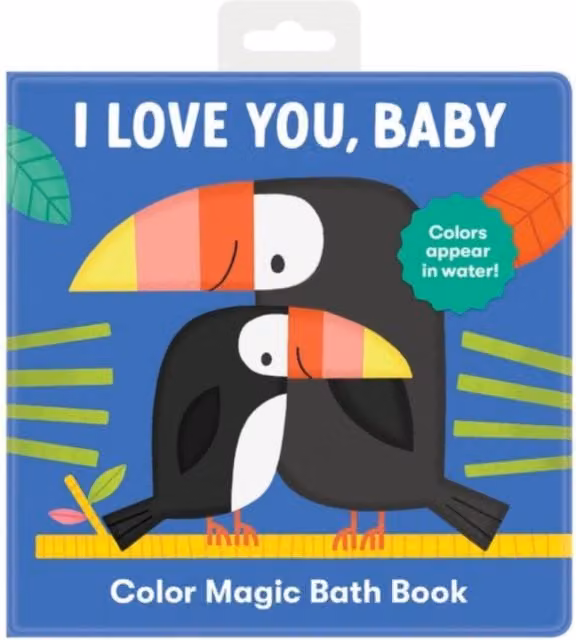 Mudpuppy I Love You Baby Colour Magic Bath Book, Multicolour