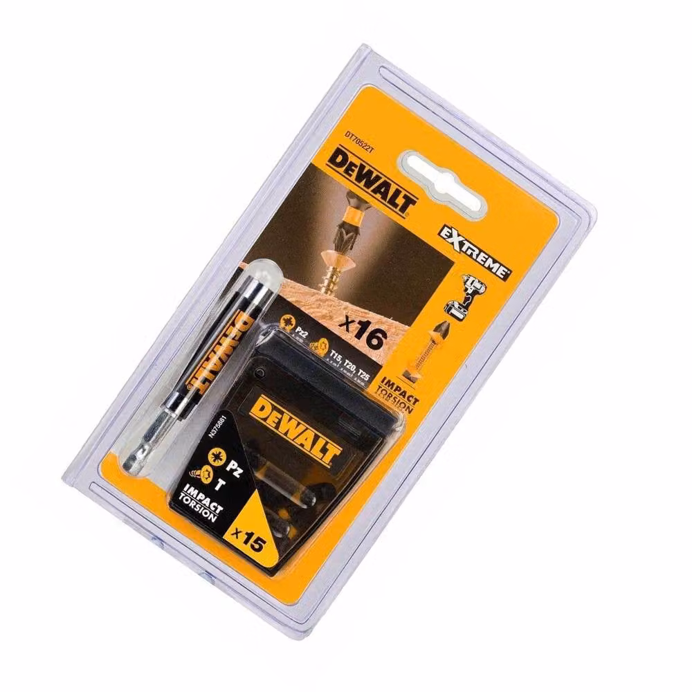 DeWalt Extreme Flextorq Screwdriver Bit, Black, 16 Pack – 2