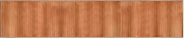 Berkfield Home Rectangular Bamboo Rug in Brown, W/D/H: 60 x 300 cm