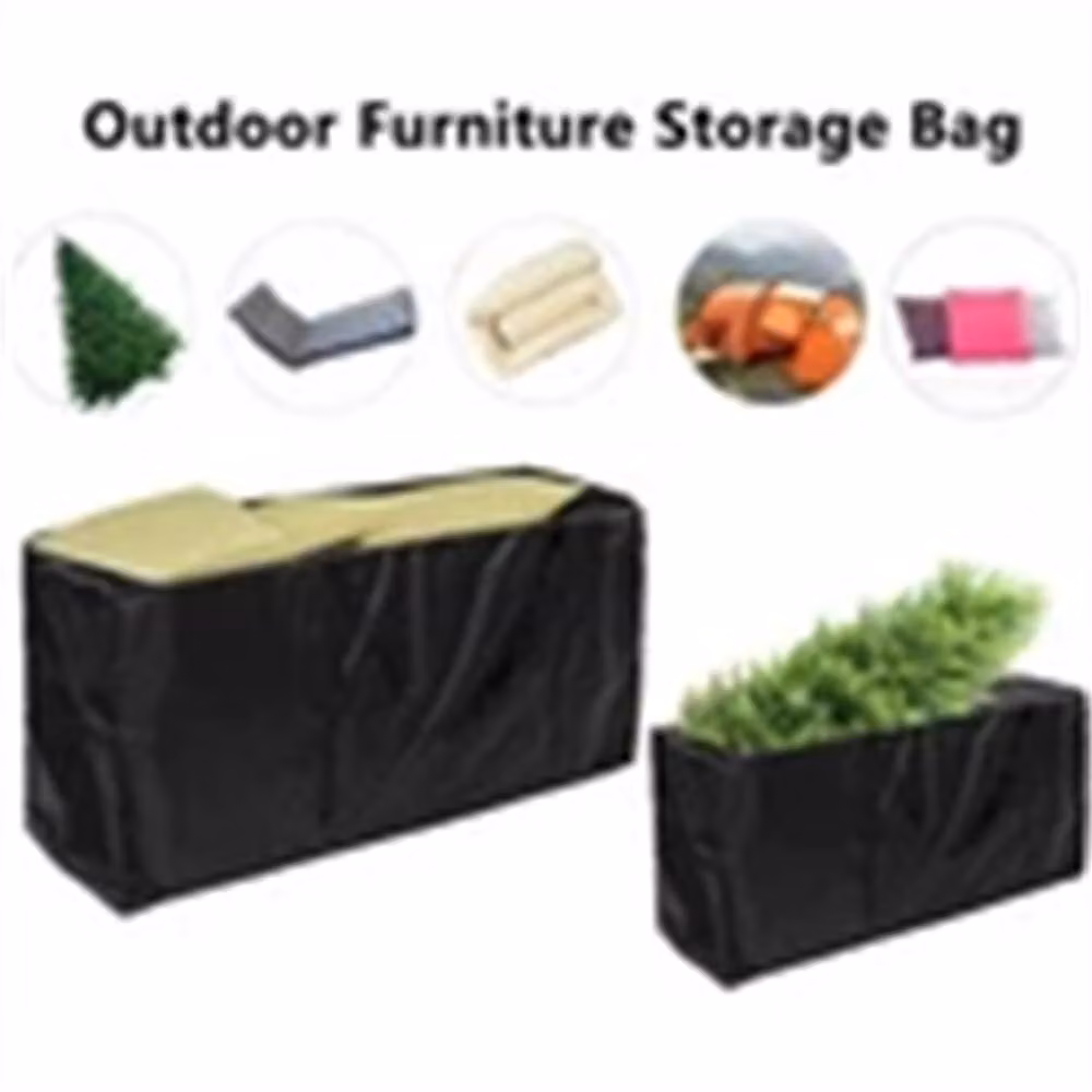 Nordara Extra Large Zipped Waterproof Garden Furniture Cover in Black, W: 100 cm, D: 100 cm, H: 100 cm – 3