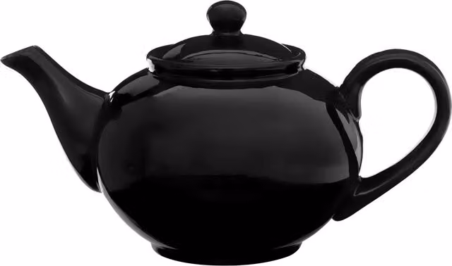 Orsina Buxley Black Ceramic Teapot with Infuser – 1