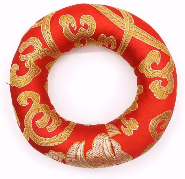 KDMD Red Hoop Cushion 10cm for 12-14cm Singing Bowls