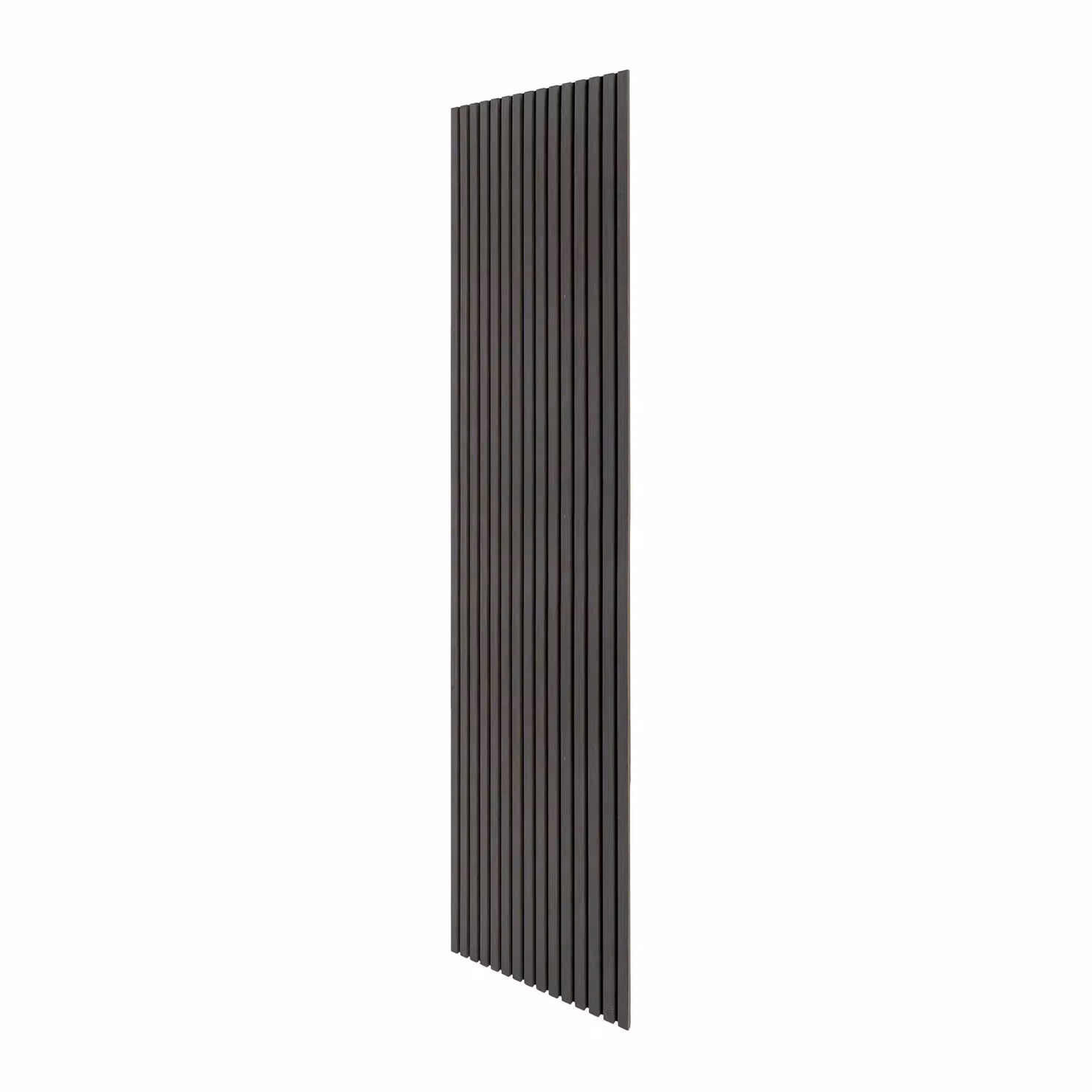 Monstershop Acoustic Slat Wall Panels, 2 Pack, Anthracite Grey MDF Wood Look, H x W x D: 240 x 60 x 1.2 cm – 3