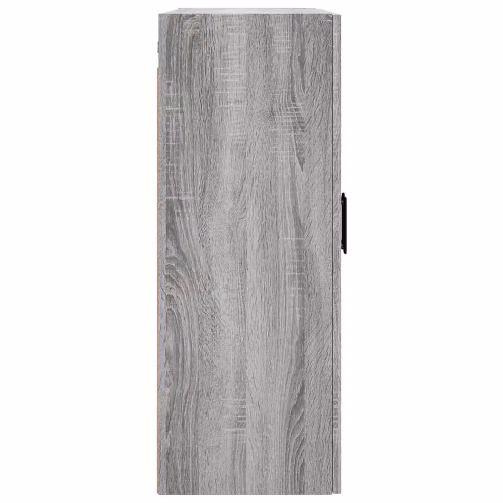 Berkfield Home Wall Mounted Cabinets, 2 Piece, Grey Sonoma, W: 69.5 cm, D: 34 cm, H: 90 cm – 4