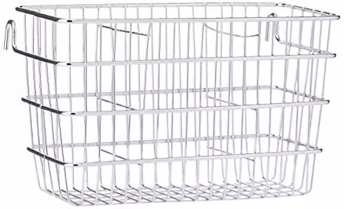 KitchenCraft Metal Wire Cutlery Holder in Silver and Multicolour, W/D: 25 x 25 cm