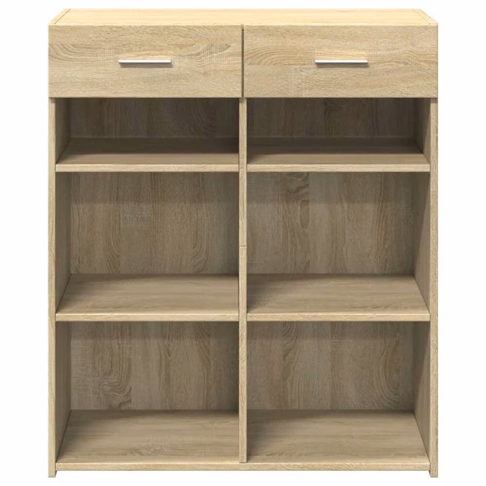 Berkfield Home Sonoma Oak Sideboard in Light Brown, W/D/H: 80 x 42.5 x 93 cm – 3