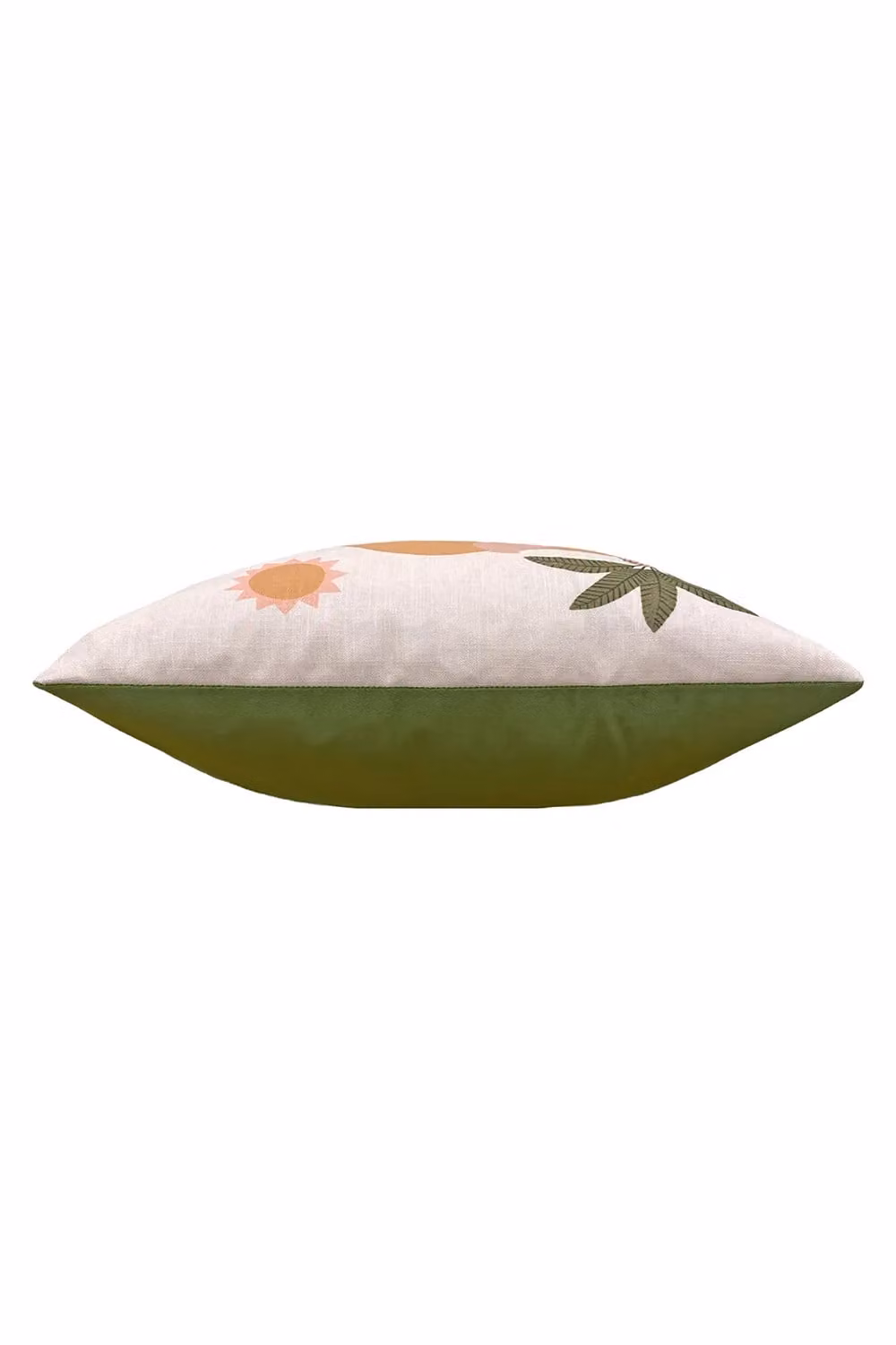 Furn Alia Graphic Printed Velvet Cushion in Sand/Beige, W/D/H: 50 x 50 x 50 cm – 2