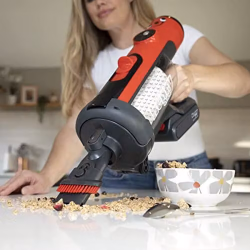 Numatic Henry Quick Cordless Bagged Vacuum Cleaner in Red – 2