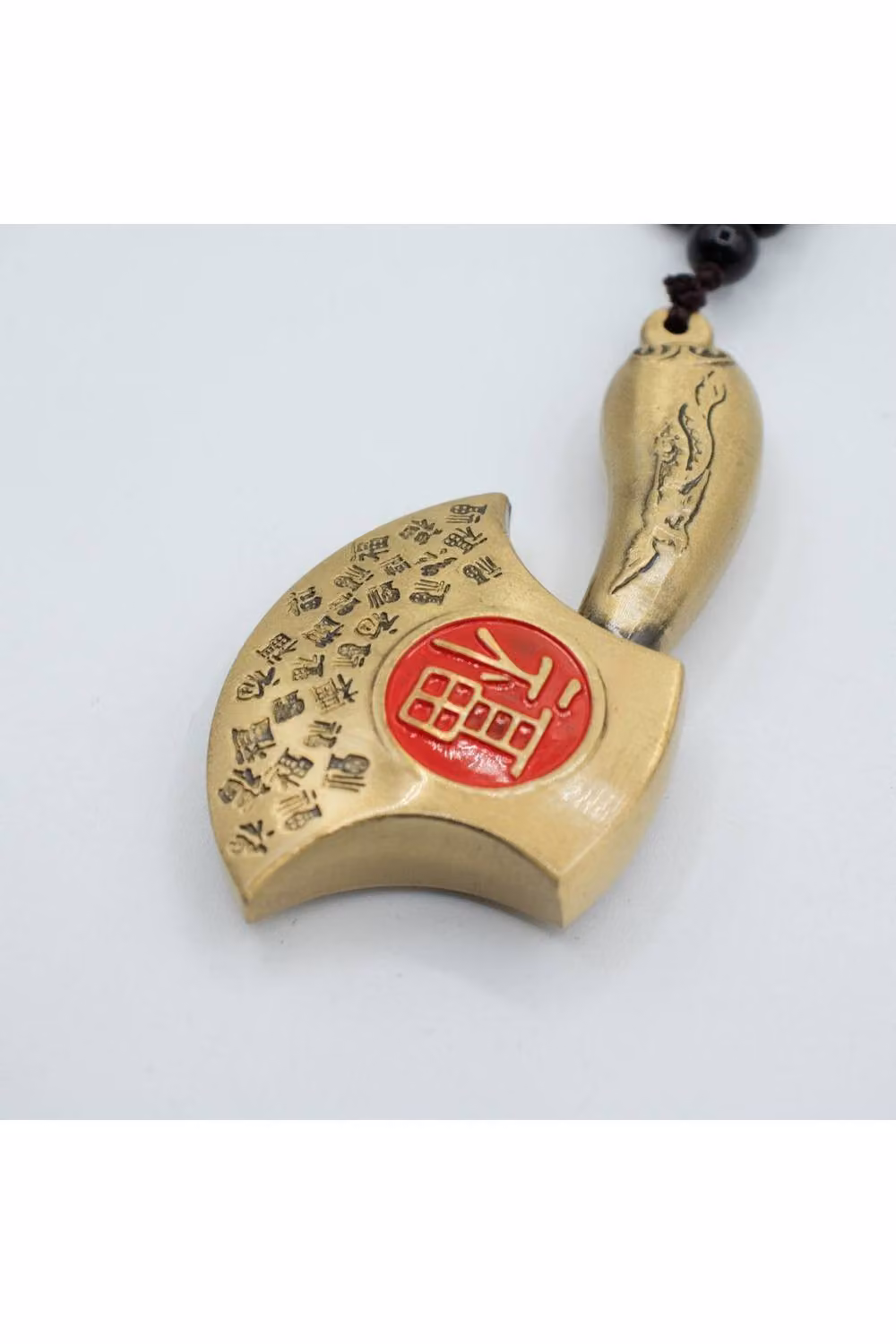 KDMD Gold Metal Feng Shui Hanging Axe for Wealth and Prosperity Protection – 2