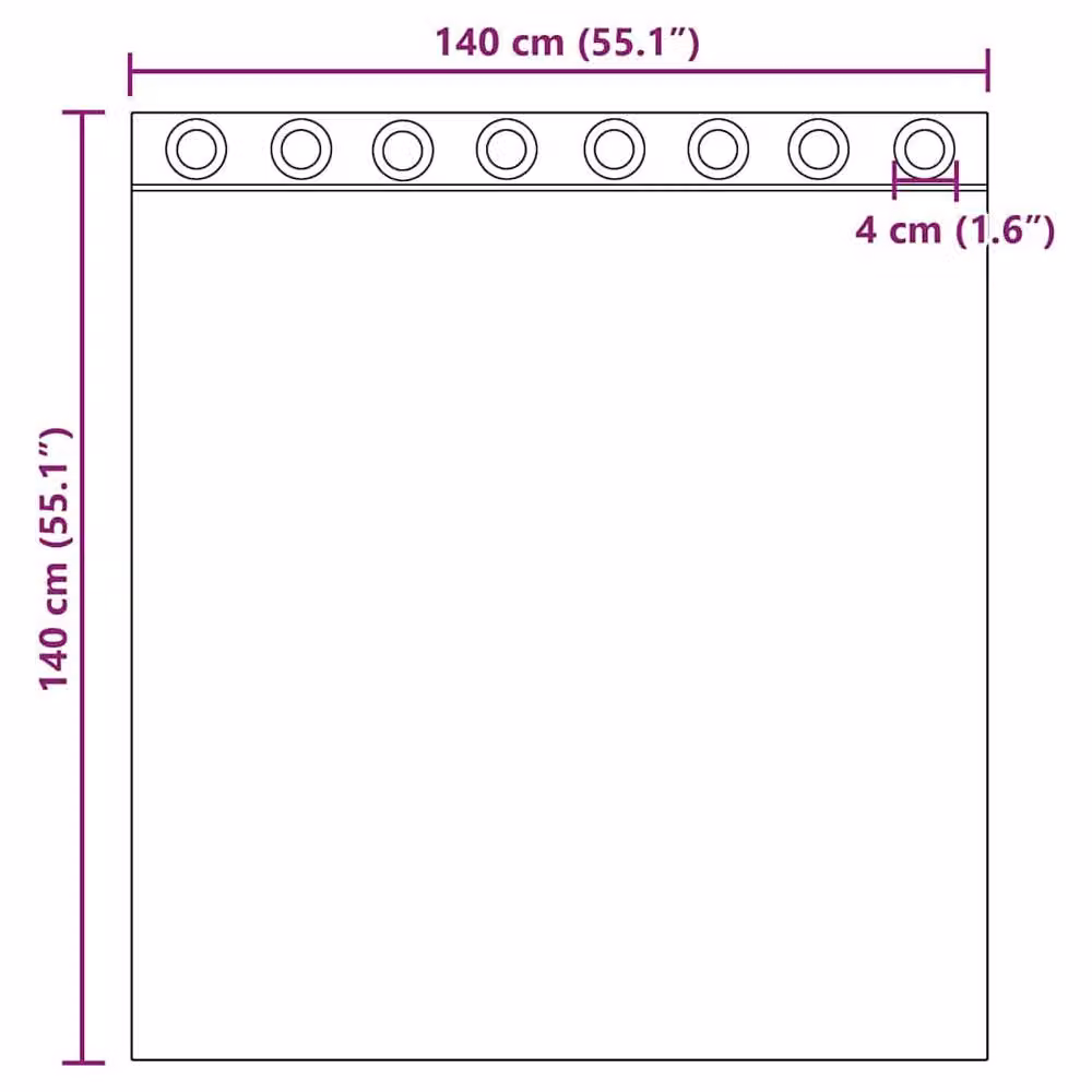 Berkfield Home Terracotta Voile Eyelet Curtains, 2 Pack – 2