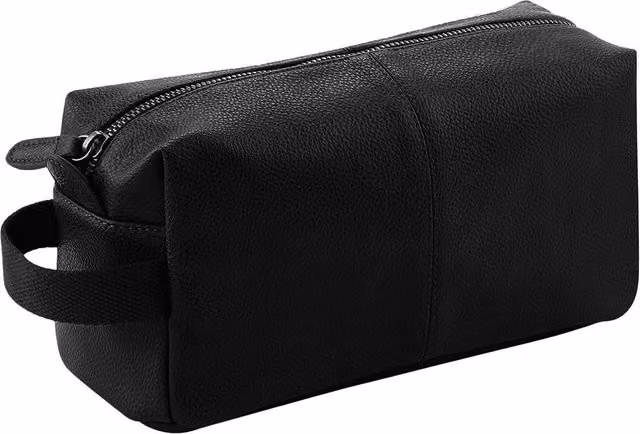 Quadra Nuhide Wash Bag in Black W/D/H: 26.0 x 13.0 x 11.0 cm