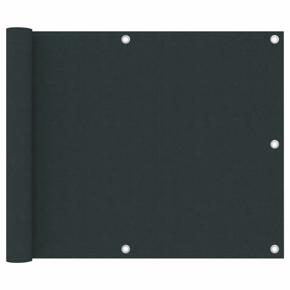 Berkfield Home Modern Balcony Screen in Dark Green, W: 75 cm, L: 600 cm – 2