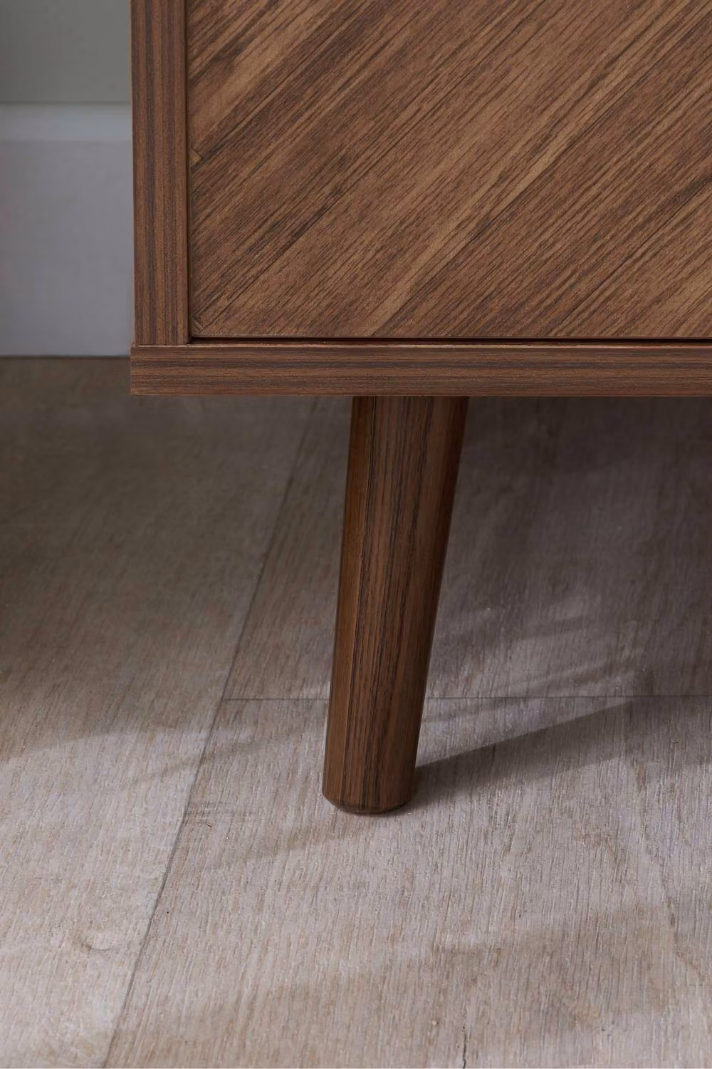Birlea Herringford Small TV Unit Entertainment Stand in Brown Walnut Parquet Design – 2