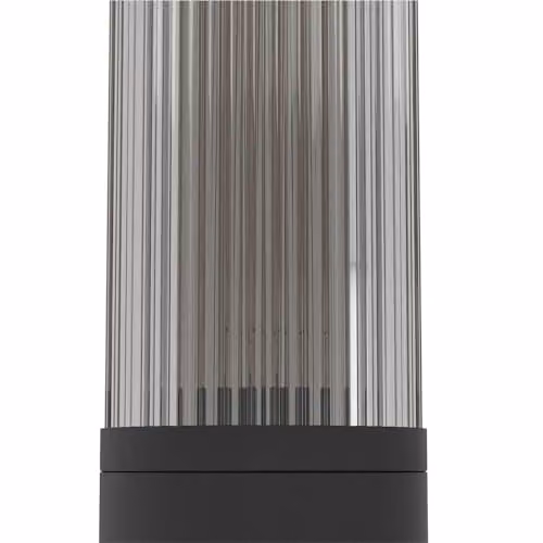 Loops Modern Black LED Wall Light with E27 Socket, IP54 Rated for Indoor and Outdoor Use – 1
