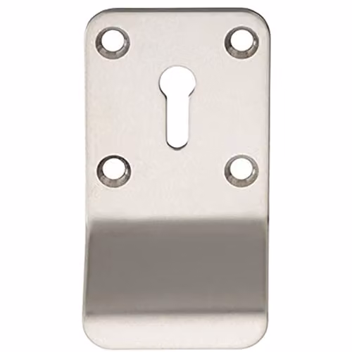 Loops Standard Lock Cylinder Pull Handle in Bright Stainless Steel, 78.5 mm