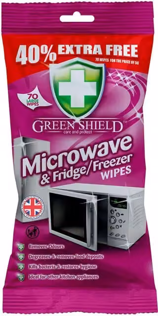 Greenshield Microwave and Fridge Freezer Wipes