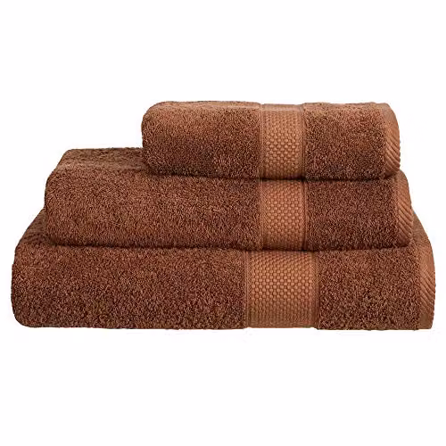 Linens Limited Brown Cotton Guest Towel, Width: 60 cm – 2