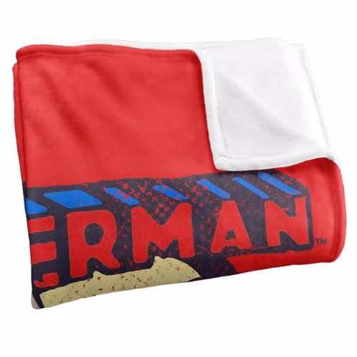 Logovision DC Originals Superman Silky Touch Super Soft Fleece Throw Blanket, Multicolour, W: 127 cm x D: 152.4 cm – 2