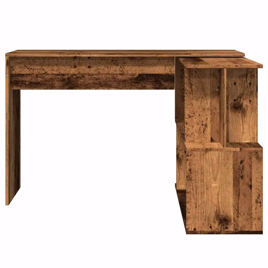 Berkfield Home Modern Corner Desk in Brown, W/D/H: 200.5 x 50 x 76 cm – 4