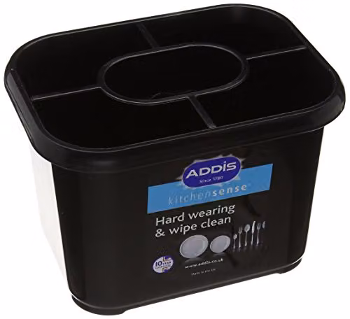 Addis Cutlery Drainer in Soft Black – 1