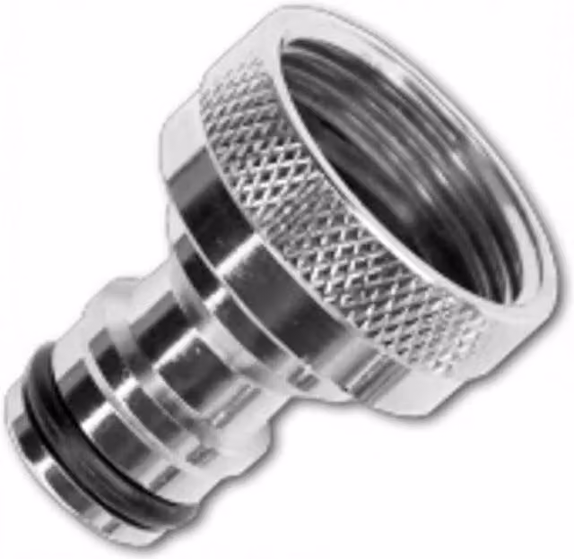 SPETLEK 26mm Outdoor Tap Connector in Silver