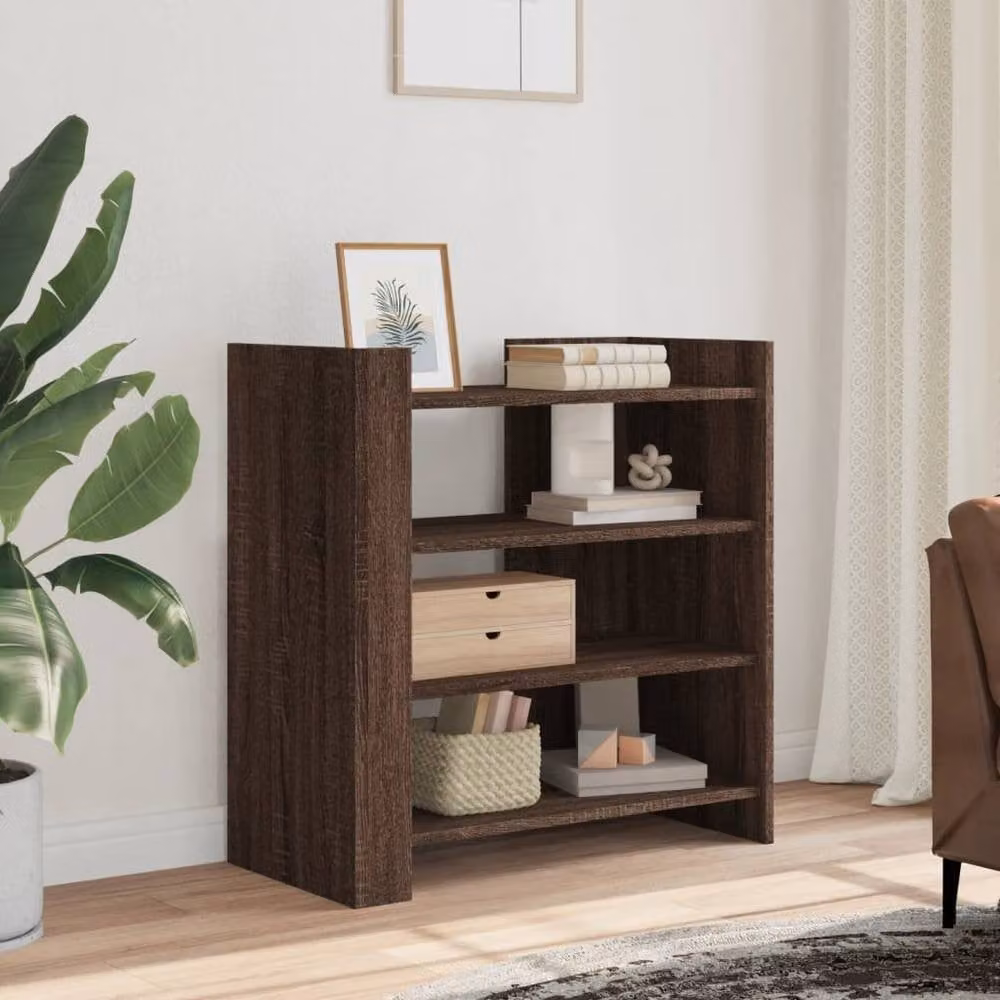 Berkfield Home Modern Sideboard in Brown Oak, W/D/H: 73.5 x 35 x 75 cm – 1
