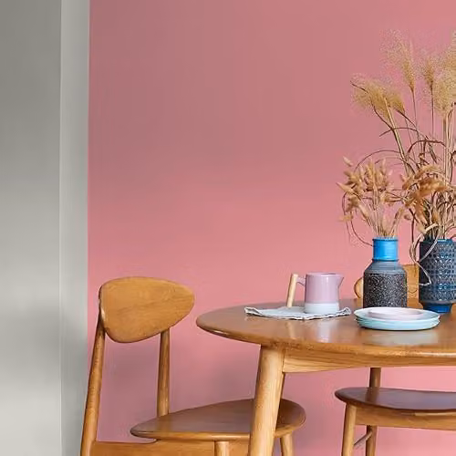 Rust-Oleum Matt Pink Kitchen Wall Paint, Mould Resistant, 2.5L – 3