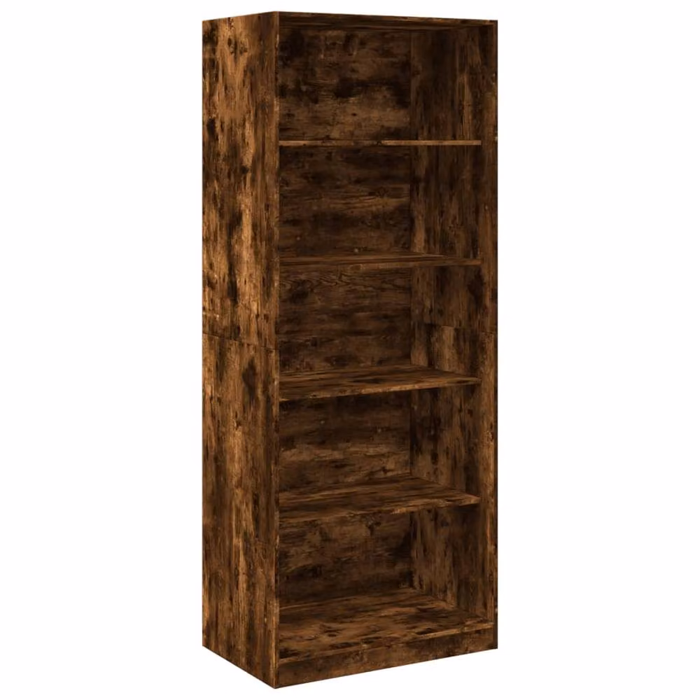Berkfield Home Smoked Oak Wardrobe in Brown, W/D/H: 80 x 50 x 200 cm – 3