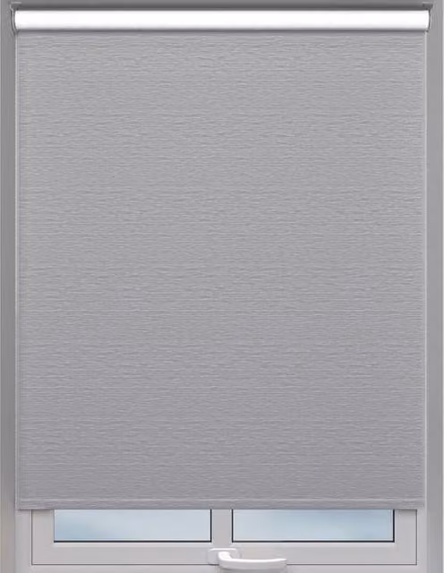 Terrys Made to Measure Grey Blackout Textile Roller Blind
