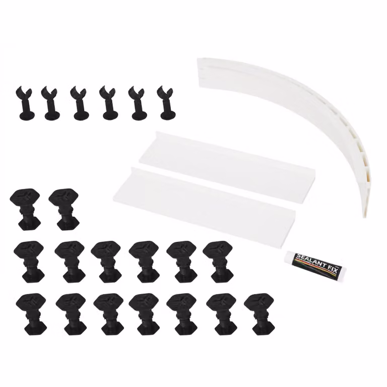 Royal Bathrooms Apex Riser Kit for Quadrant or Offset Shower Enclosure Trays, White, 1000 to 1200mm