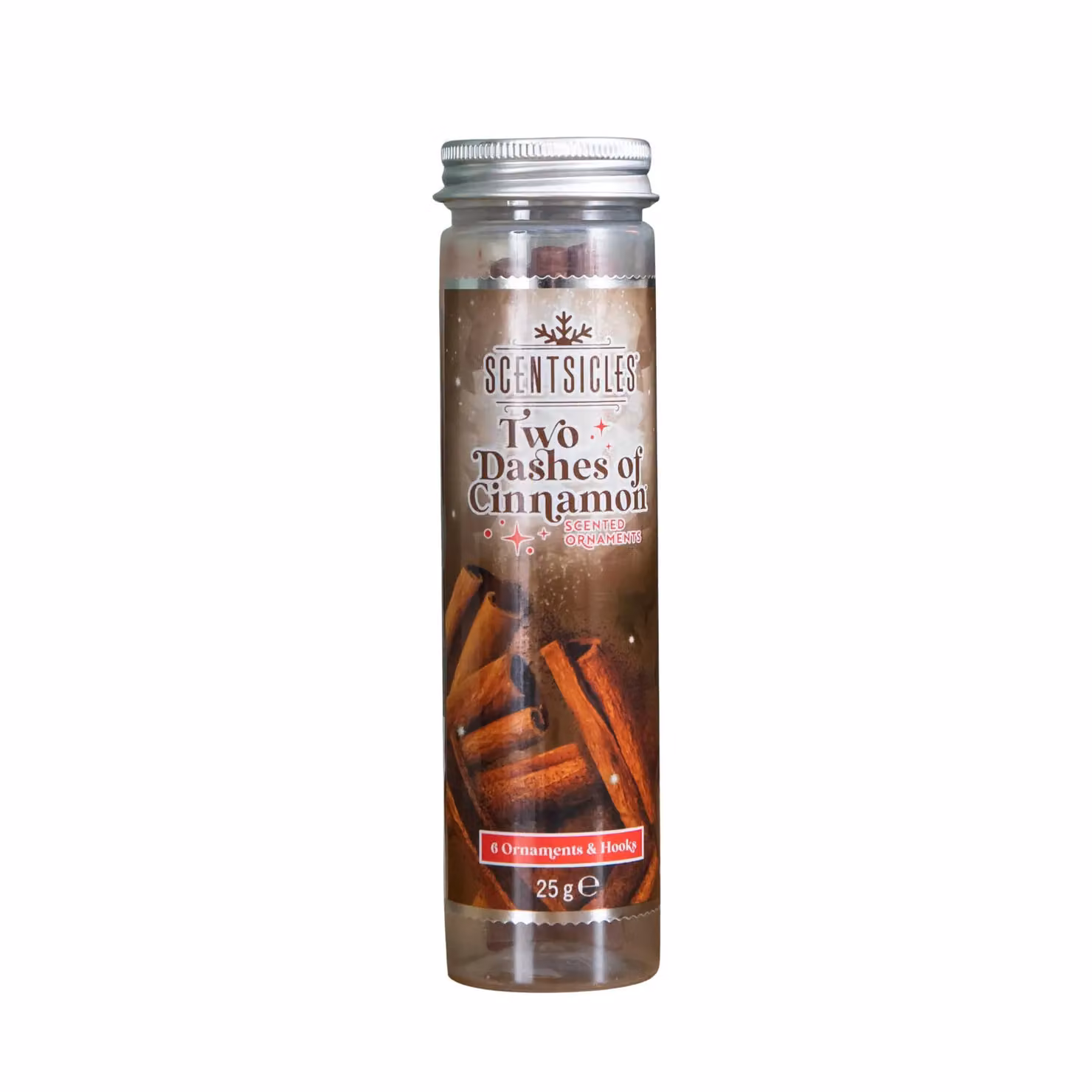 Samuel Alexander Two Dashes of Cinnamon Scented Christmas Scentsicles with 6 Hanging Hooks, Green, 25g – 2