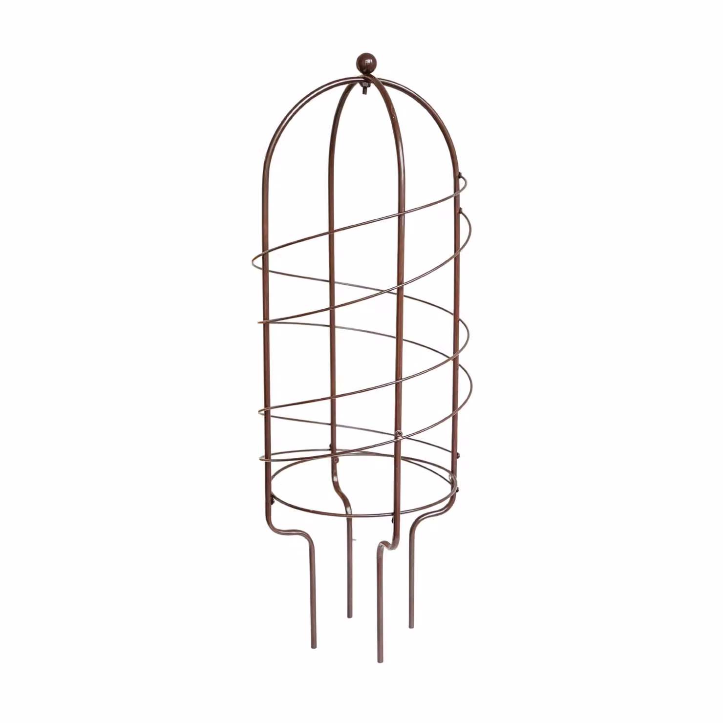 Ivyline Bronze Metal Obelisk Plant Support, H64 x D26 cm – 2